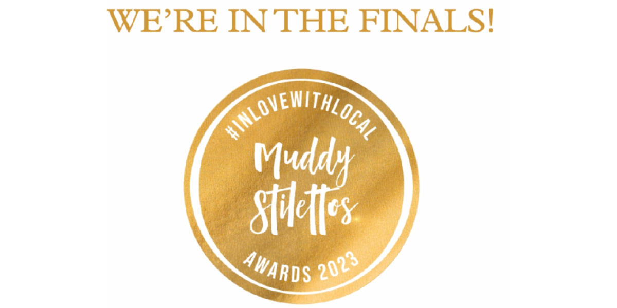 An image of the Muddy Stilettos award logo